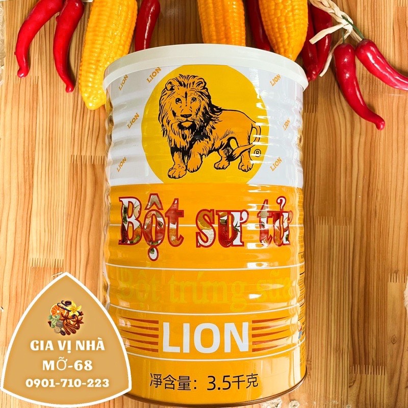 Bột sư tử lion -custard powder 3.5 kg