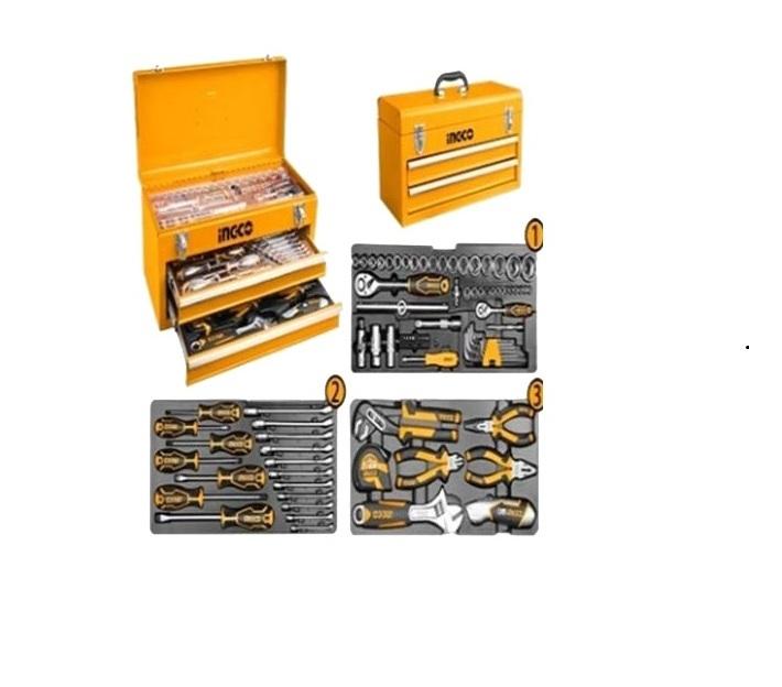 [Trả góp 0%] Bộ hộp đồ nghề 97 món dụng cụ Ingco HTCS220971