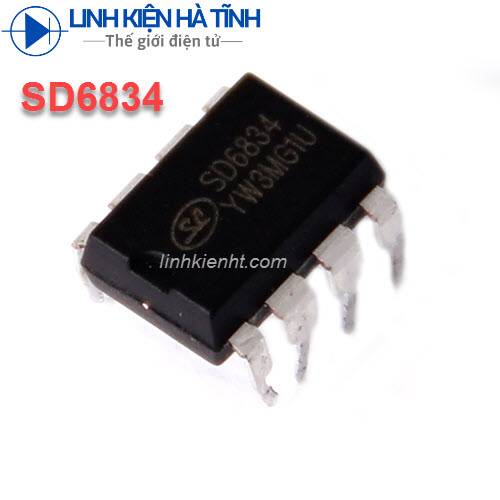 5 con IC  NGUỒN SD6834 6834 DIP-8 MỚI CHÍNH HÃNG