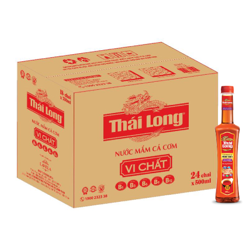 [HCM]Thùng 24 chai Nước Mắm Thái Long Vi Chất 12N - 500ml