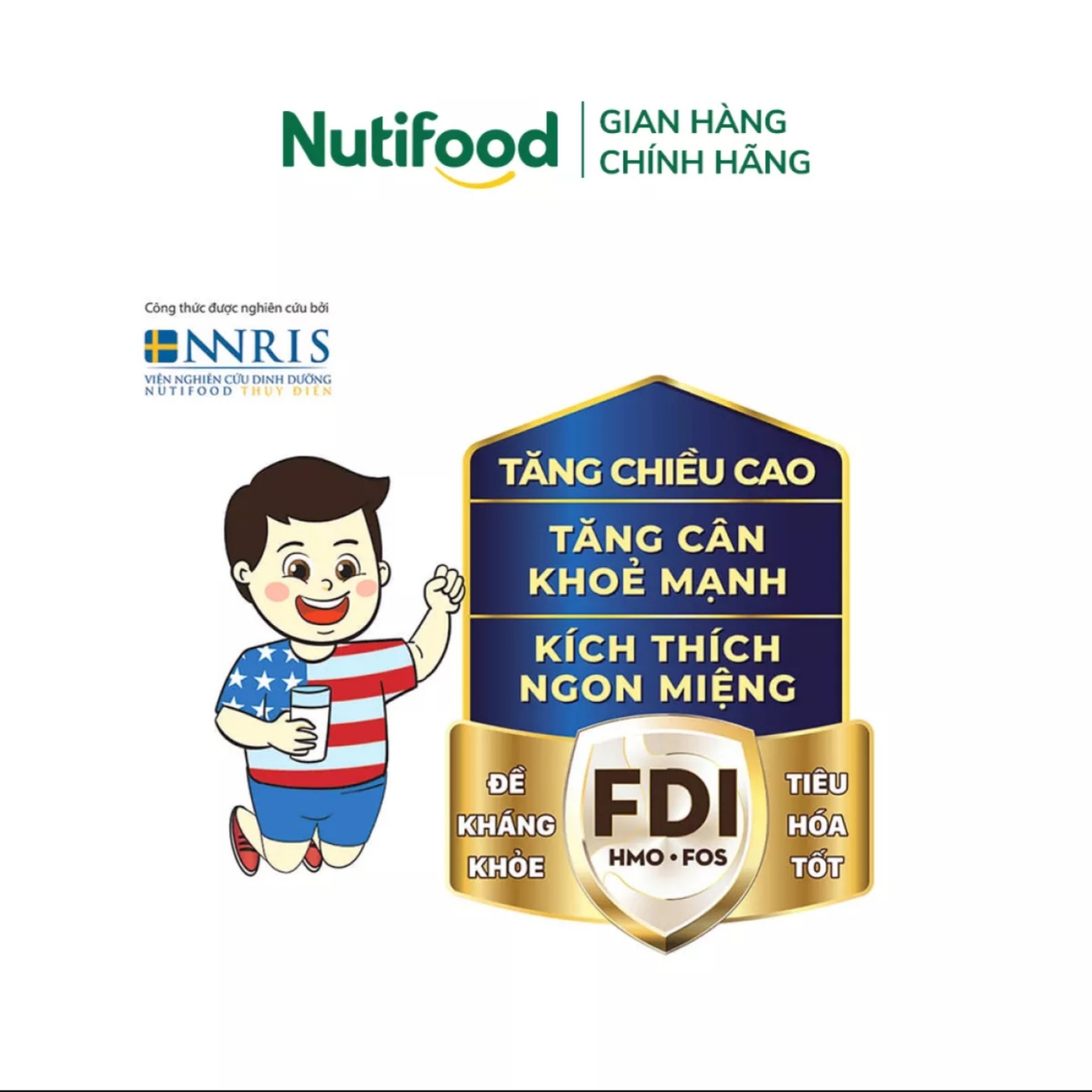 Thùng 48 Hộp Sữa Bột Pha Sẵn NutiFood Grow Plus 1+ {Xanh} 110ml.