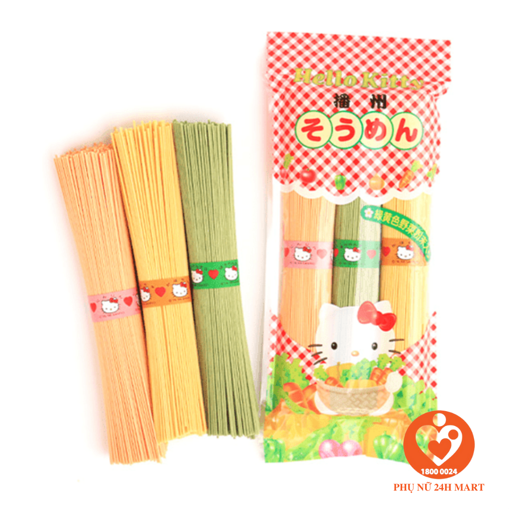 Mì Somen rau củ Hello Kitty cho bé [ HSD 2023 ]