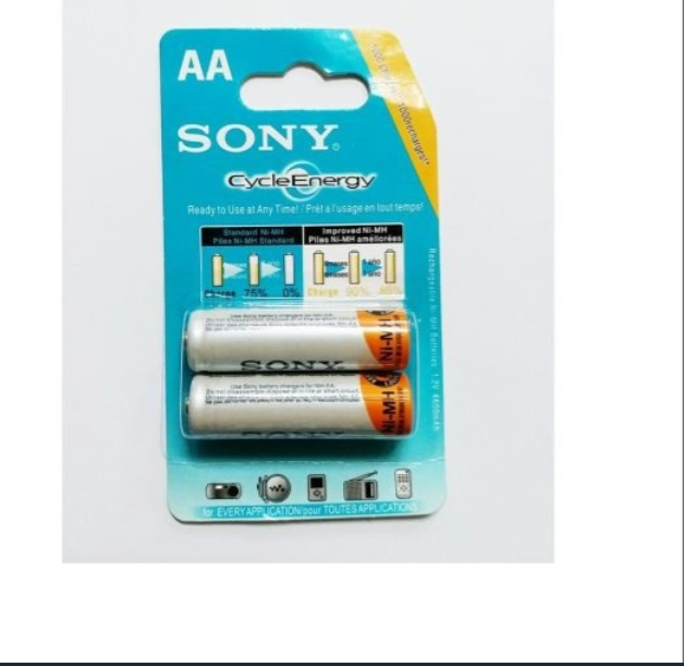 Pin sạc sony aa lớn ,pin 2a 1 vỉ 2 viên