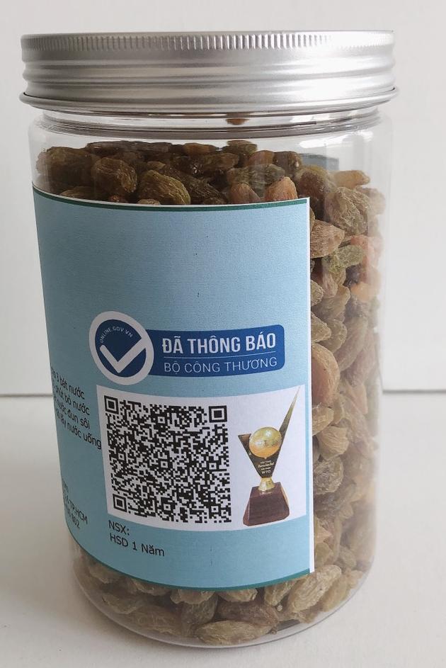 [HCM]500g nho xanh khô - QUẢ TO CAO CẤP