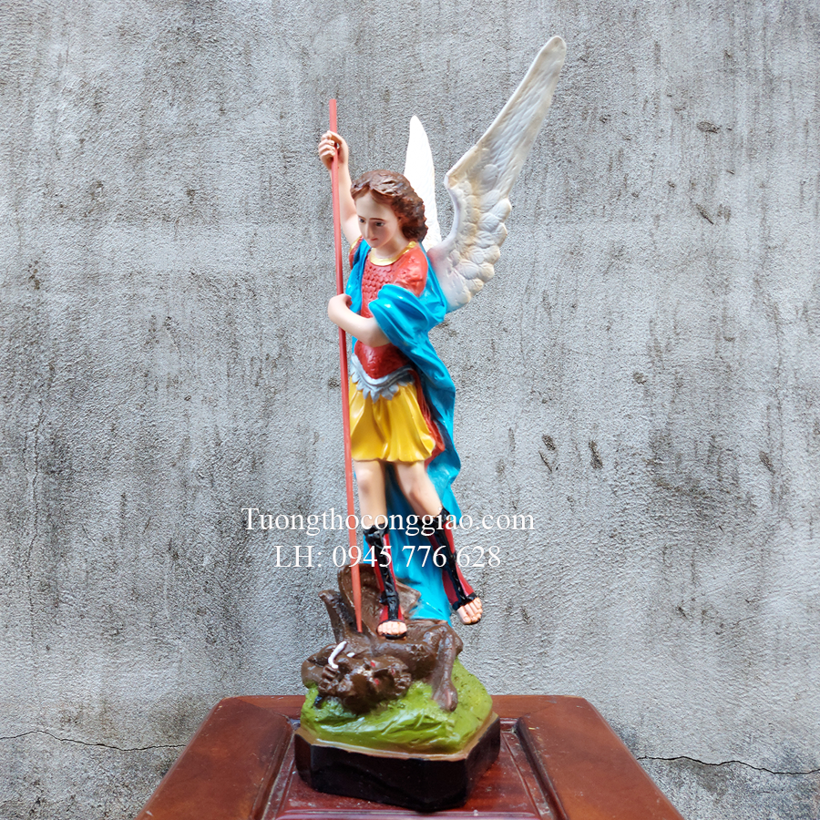Tượng Thánh Thiên Thần Michael 50cm composite