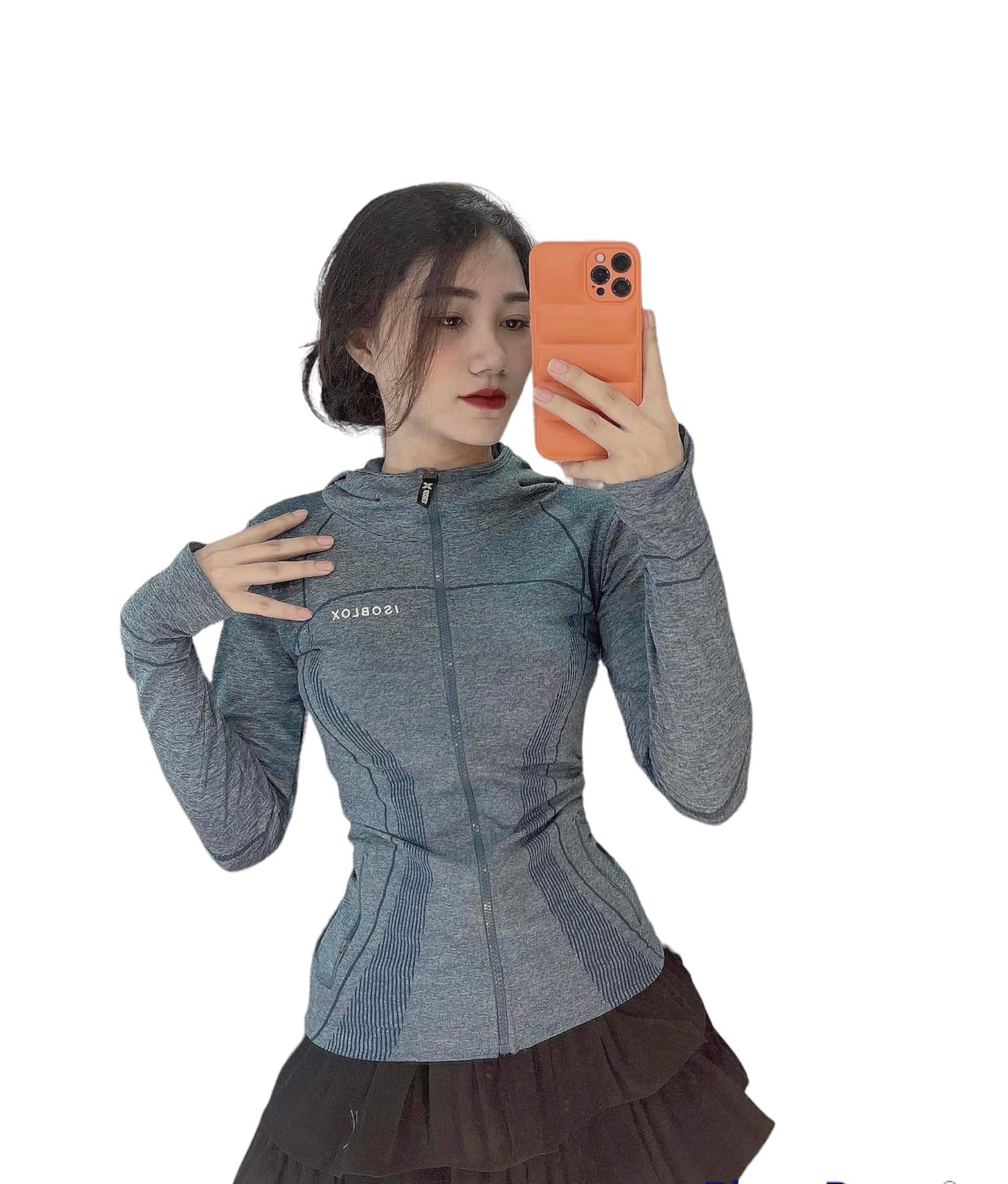 Aó khoác isoblox quảng châu cao cấp body ôm dáng