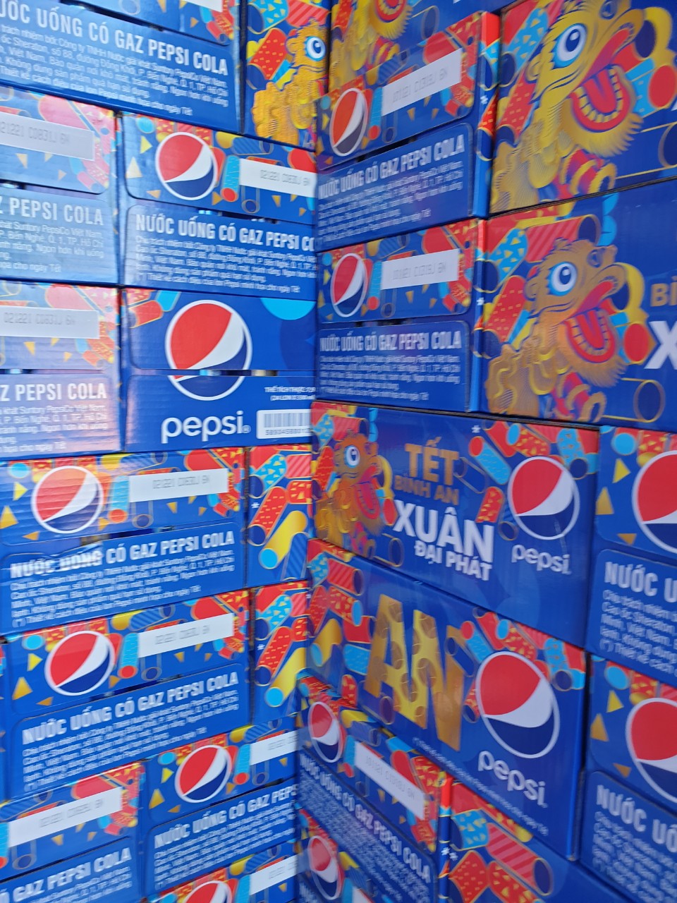 Thùng Pepsi Lon 24 Lon