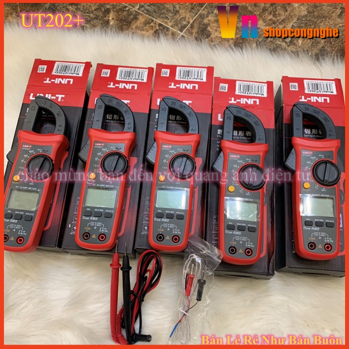 UT202+ Ampe kìm điện tử Uni-Trend có đo nhiệt độ 400A