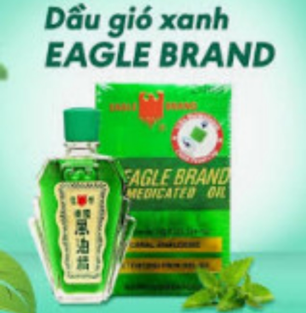 [ Hàng Mỹ ] Dầu Gió Con Ó Xanh Eagle Brand 24 ml
