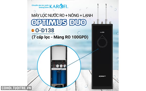 Máy lọc nước karofi OD138 nóng lạnh