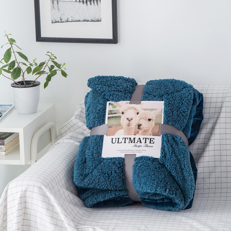 [Hàng Xuất Khẩu] Chăn Lông Cừu Tuyết Ultimate Sherpa Throw 2m X 2m3