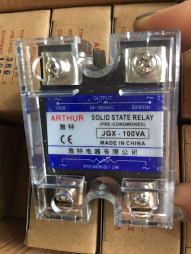 Relay bán dẫn Arthur Rơ le bán dẫn Solid State Relay SSR Arthur 100VA AA DA