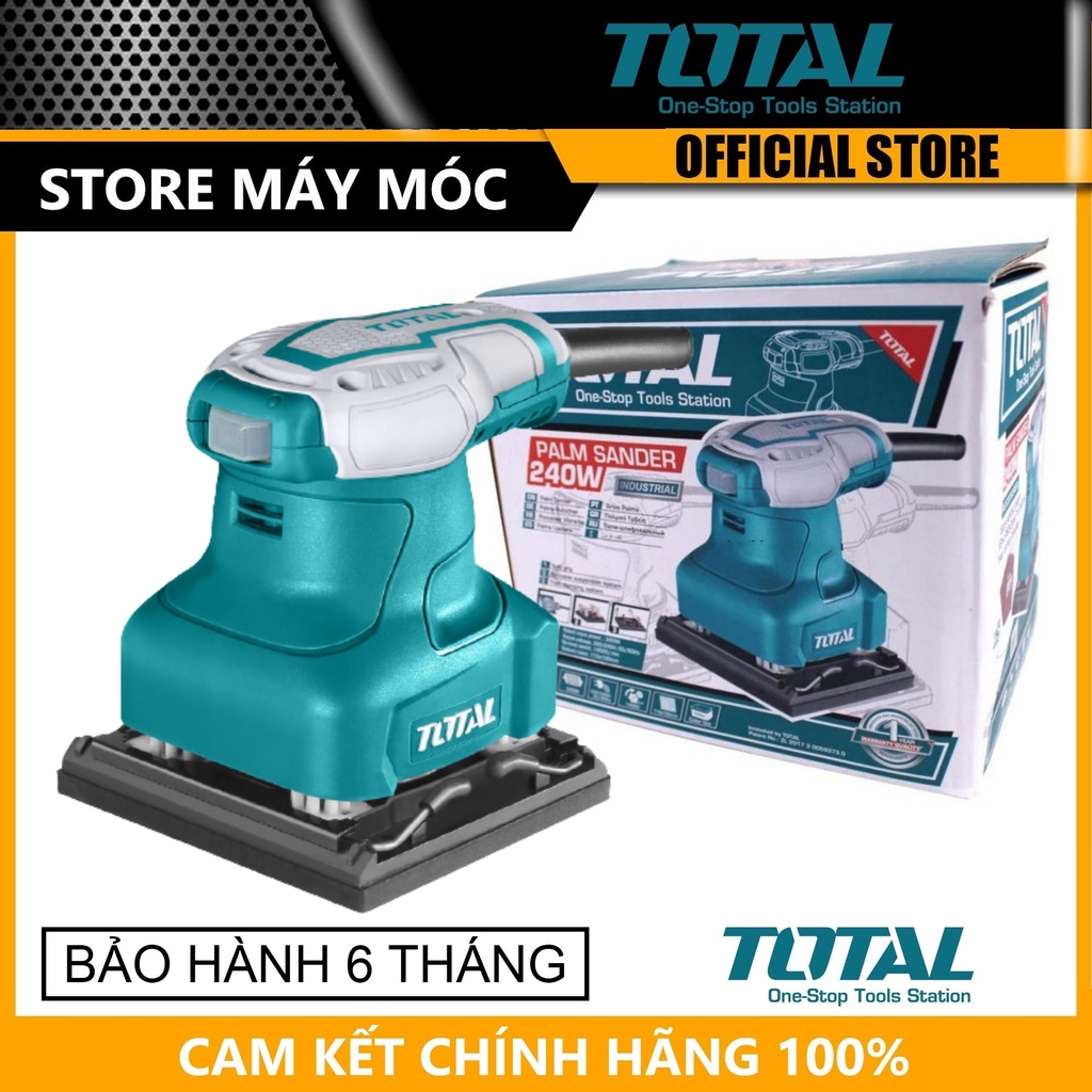 Máy chà nhám vuông 240w 110mm total tf2231106- hàng chính hãng