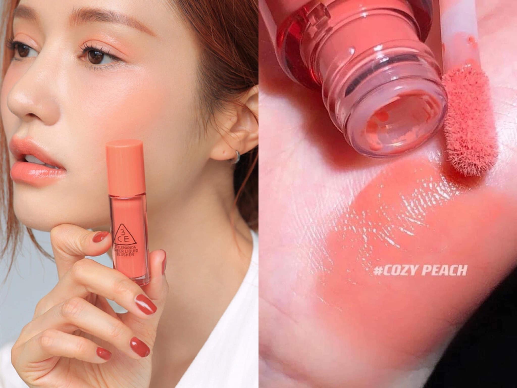 Má Hồng 3CE Sheer Liquid Blusher.