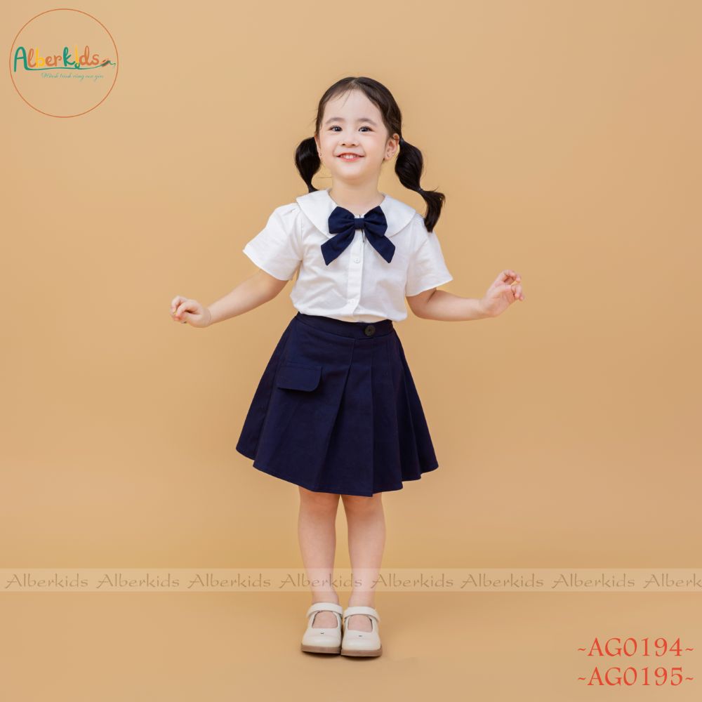 Set áo gấu chân váy Gucc dễ thương cho bé gái BGB122668– Bé Xinh Shop