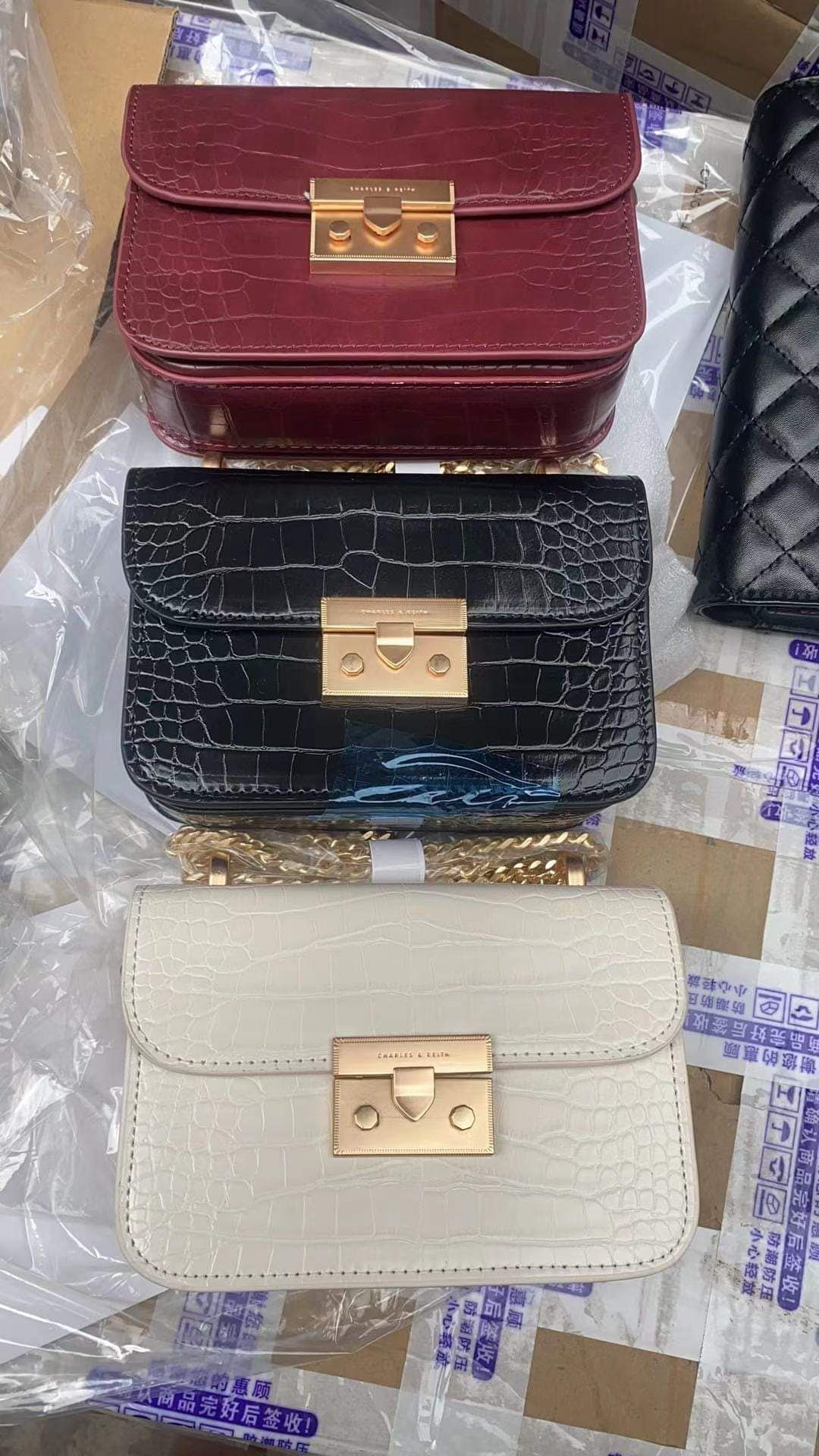 TÚI CNK VÂN RẮN SIZE 19 ĐẸP