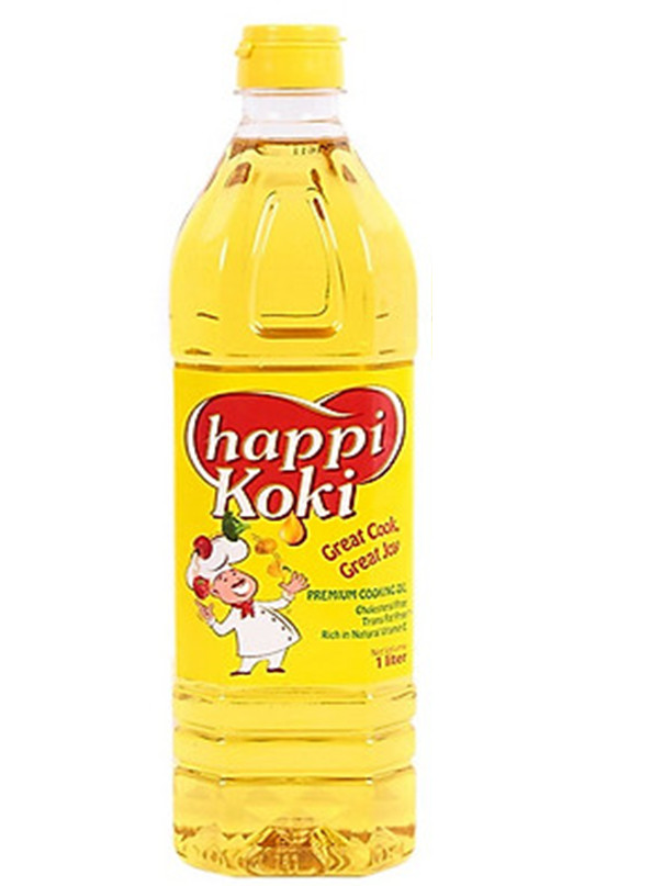 Combo 4 Chai Dầu Ăn Happi Koki 1L