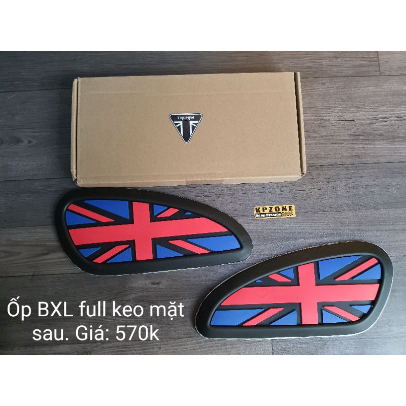 Ốp bình xăng lớn Triumph, Royal, Cafe racer