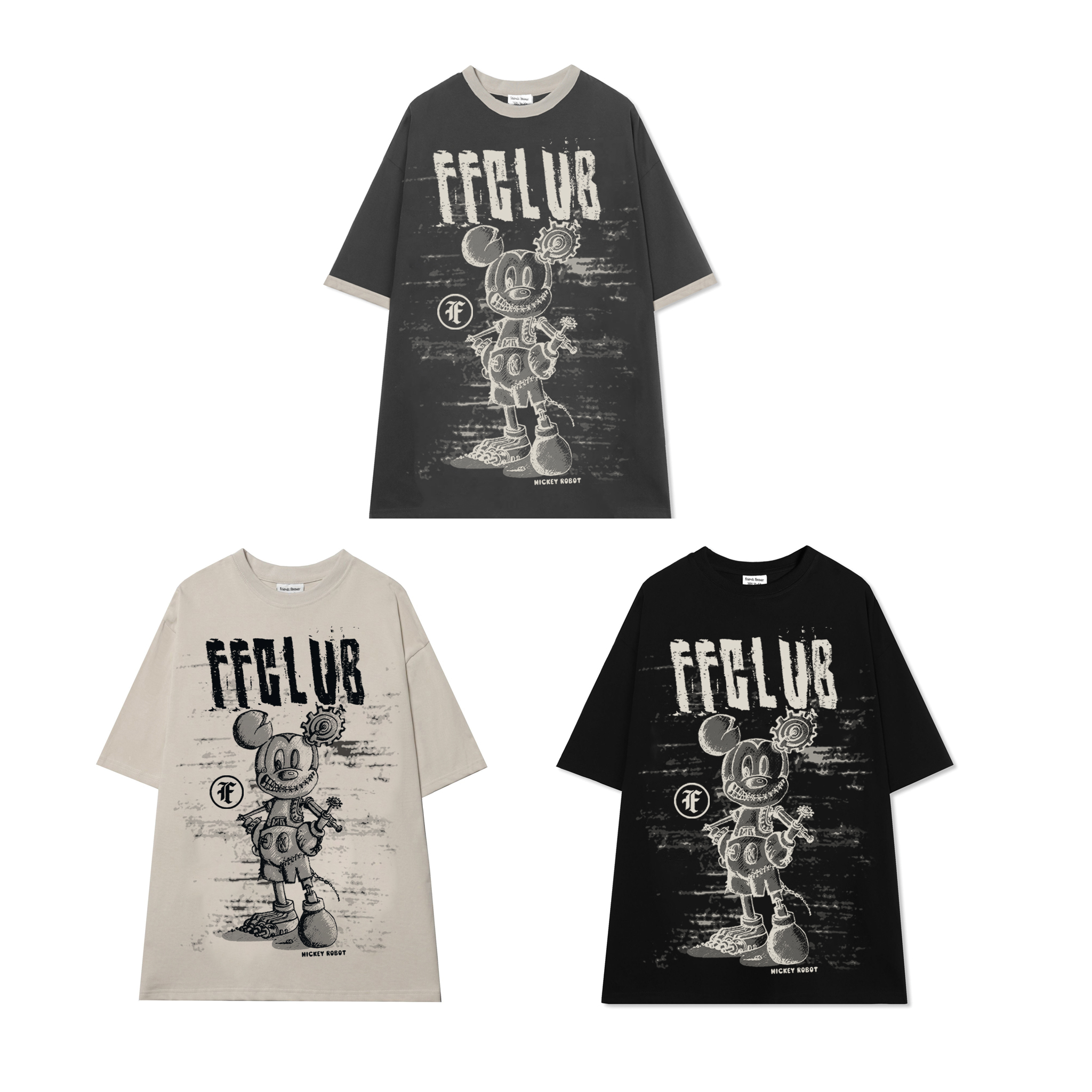 ÁO THUN FF ROBOT MICKEY TEE