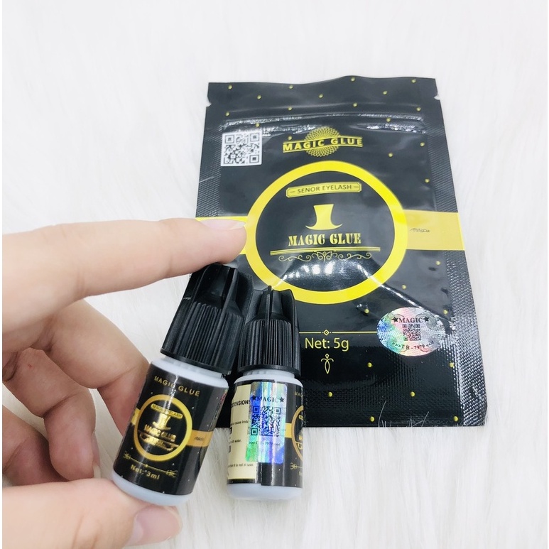 Keo nối mi Magic glue ít cay siêu bền dùng nối mi