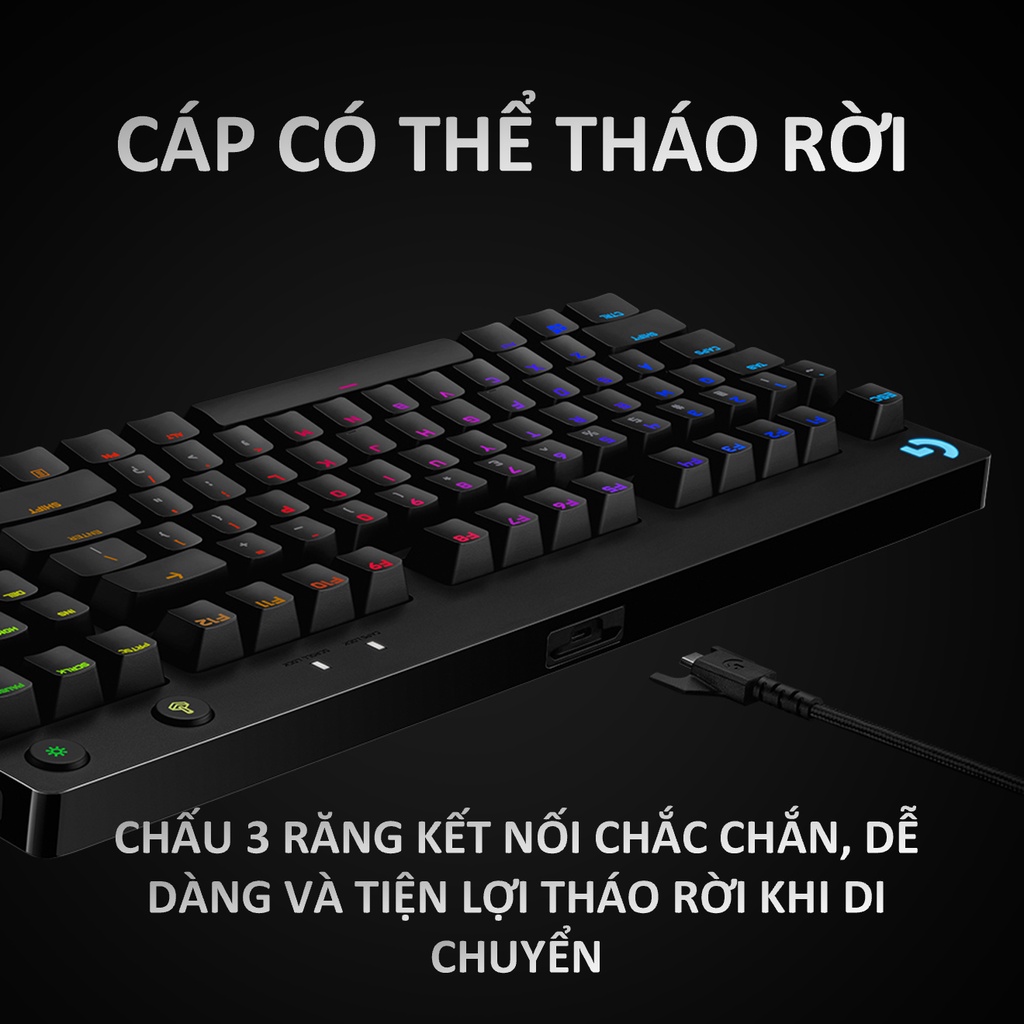 Bàn Phím Chơi Game Logitech PRO X TKL - BLACK