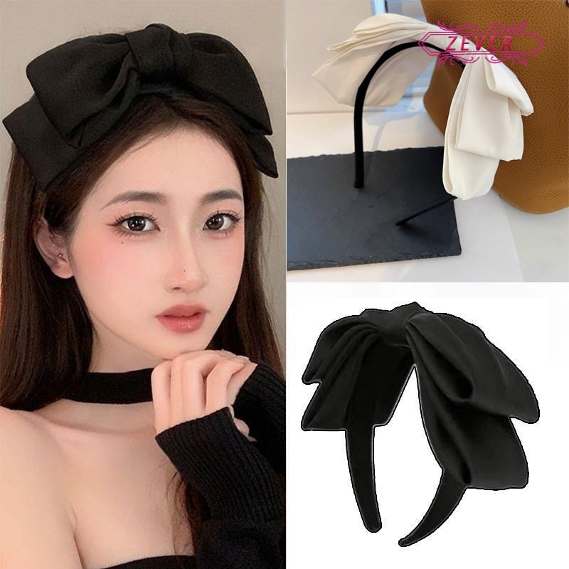Băng đô cài tóc Đơn giản đen trắng cho nữ