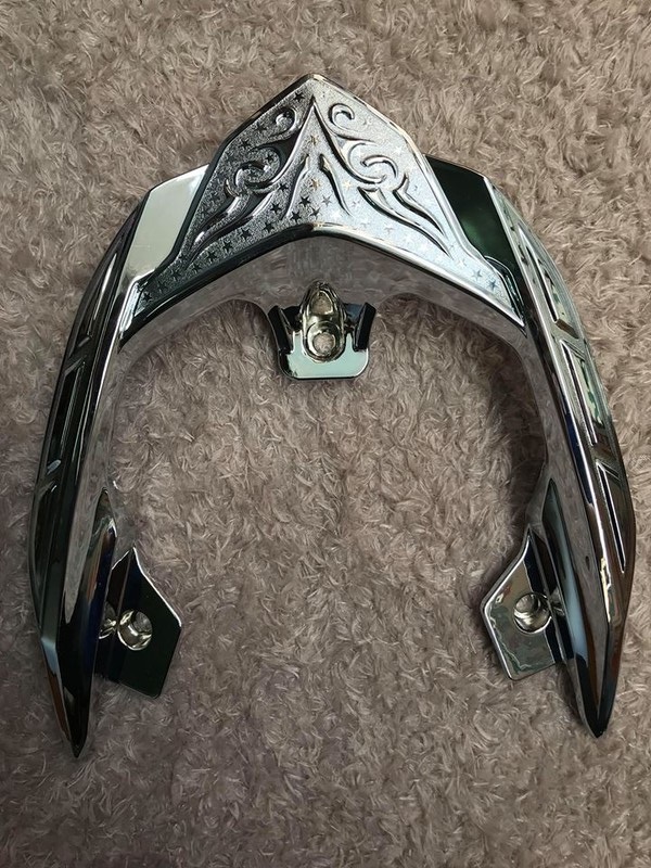ốp cảng sau mạ crom xe air blade 2016 2017 2018 2019
