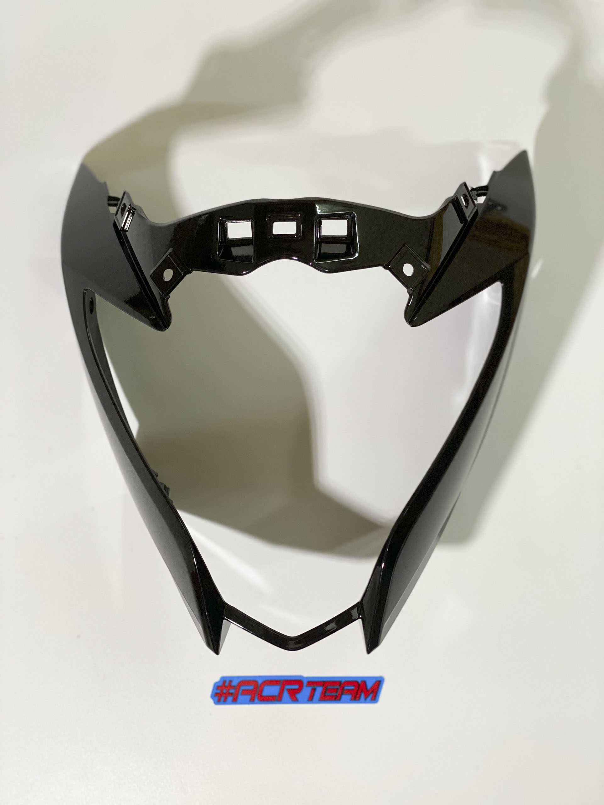 Ốp Đầu Đèn / Ốp Đèn Pha (Đen Bóng) - Raider Xăng Cơ