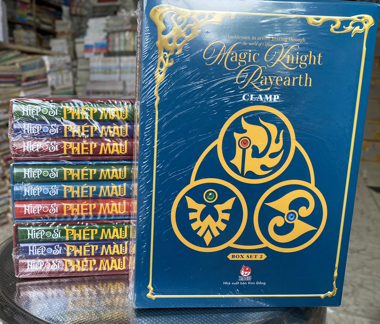BOXSET HIỆP SĨ CÓ PHÉP MÀU(CLAMP)-6TẬP(END)