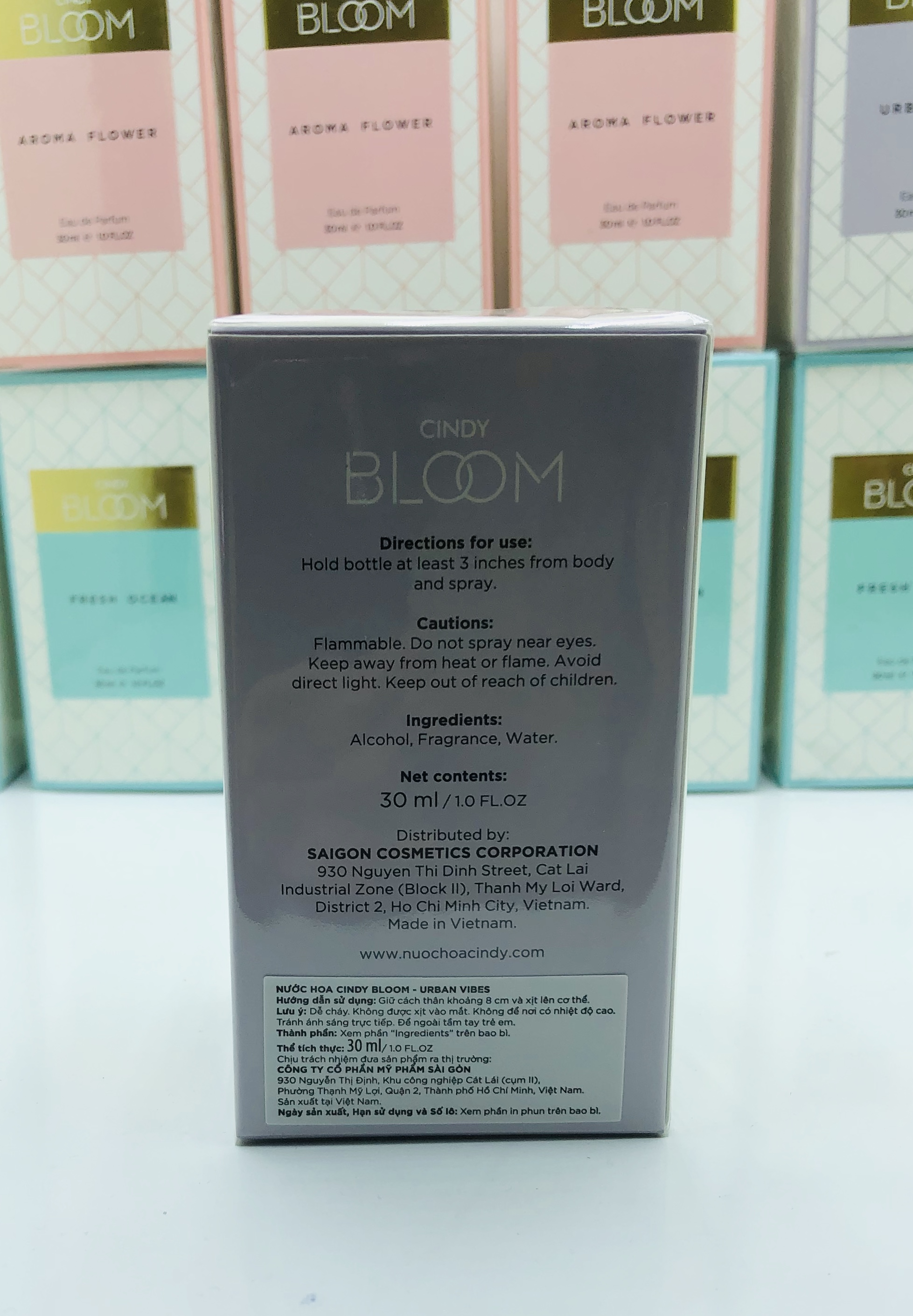 [HCM]Nước Hoa Cindy Bloom 30ml chính Hãng Đủ Mùi