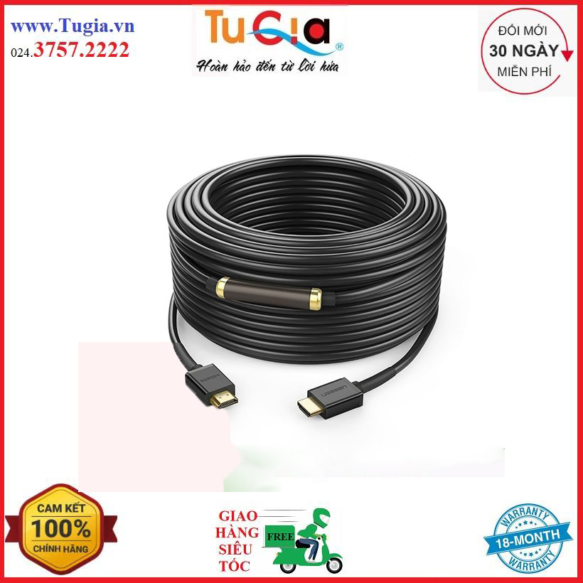 Cáp HDMI 1.4 Ugreen 10113 25m - Hàng Chính Hãng