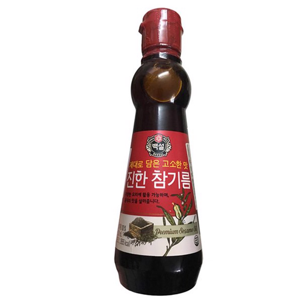 Dầu mè đậm đặc cj foods chai 110 ml - nhập khẩu hàn quốc