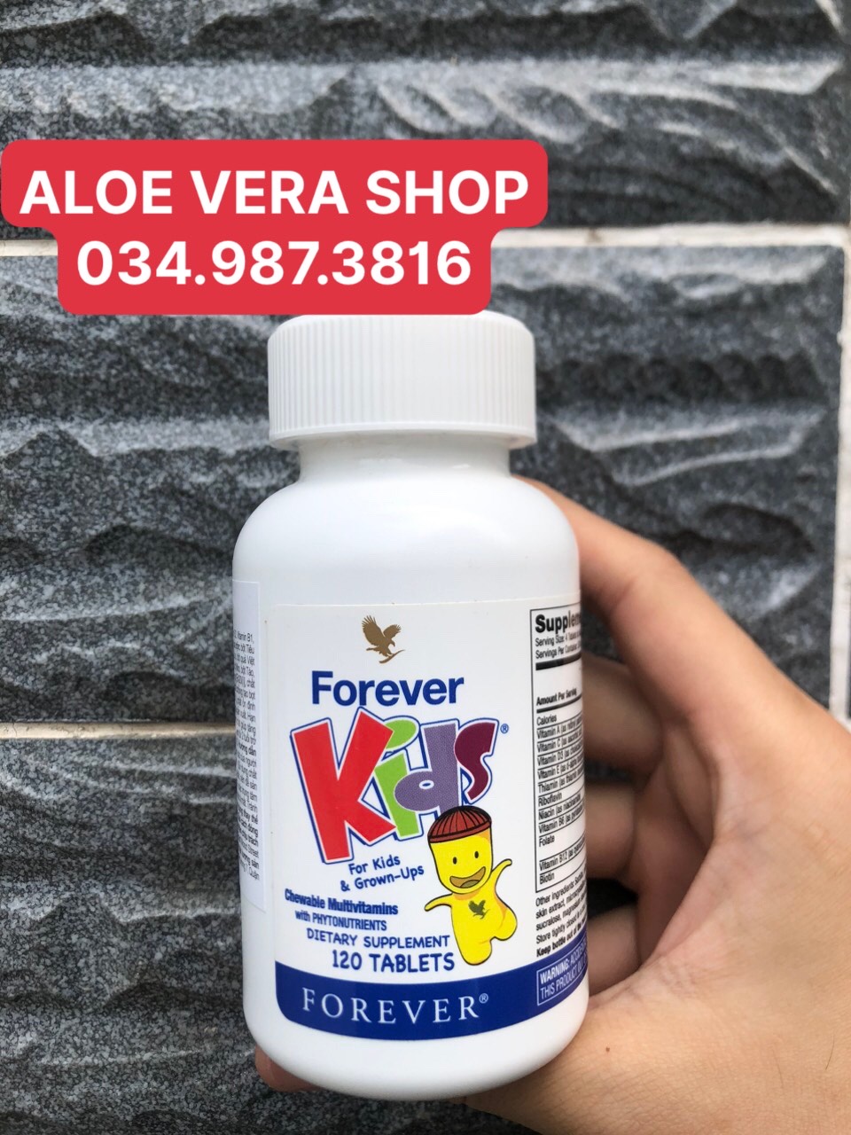 (GIÁ HUỶ DIỆT) Viên Ngậm Dinh Dưỡng Cho Bé Forever Kids 354FLP - 354forever -354lohoi