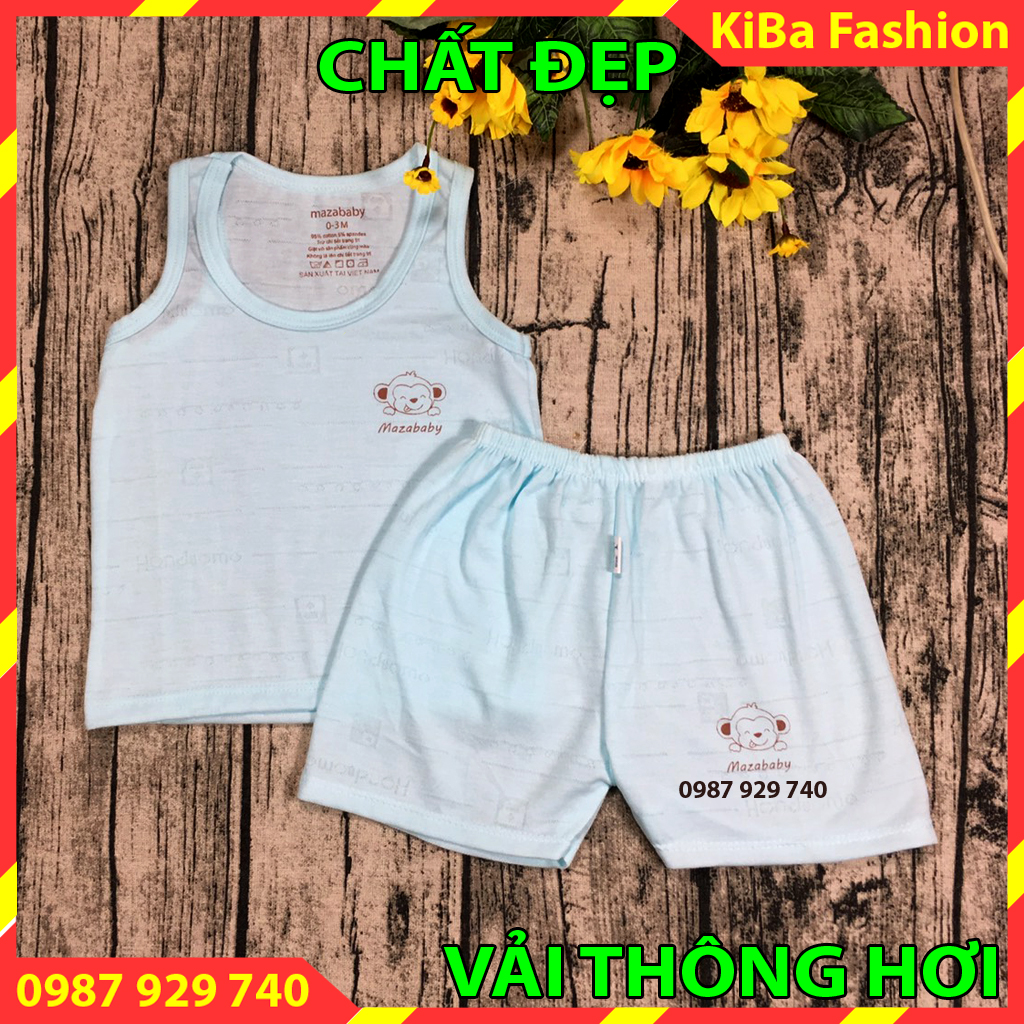 [HÀNG ĐẸP ] Bộ ba lỗ thông hơi Hiệu Mazababy chất cotton 100%  mềm mịn mát cho bé trai / gái 4-14kg - BBL- HMA0240 "/ áo ba lỗ cho bé trai / áo ba lỗ cho bé gái / áo ba lỗ lưới cho bé trai / áo ba lỗ lưới / áo ba lỗ trẻ em / áo ba lỗ