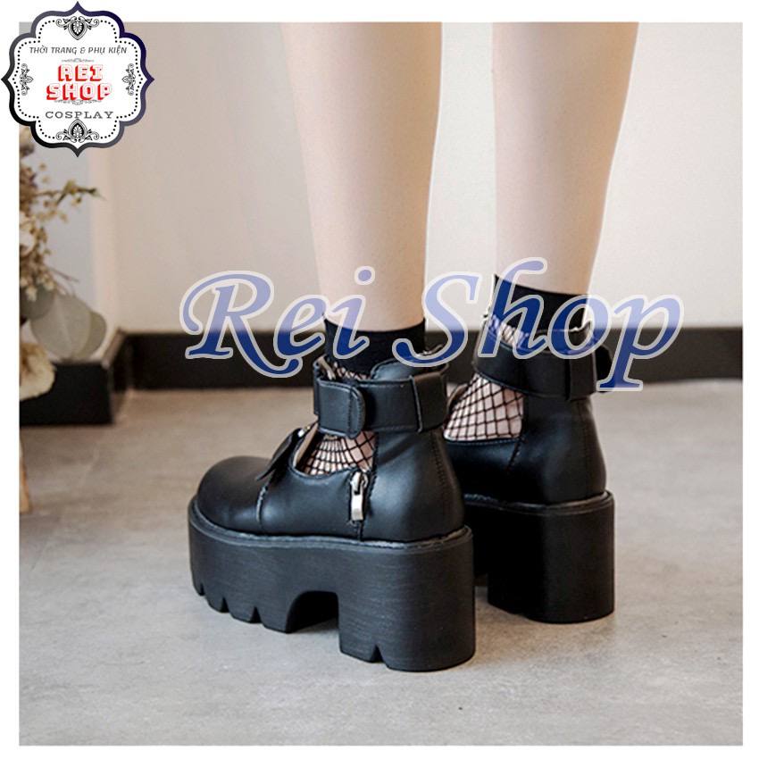 [ĐẶT LÊN 1 SIZE] Giày Punk Rock - Giày Harajuku - Giày Cosplay - G02