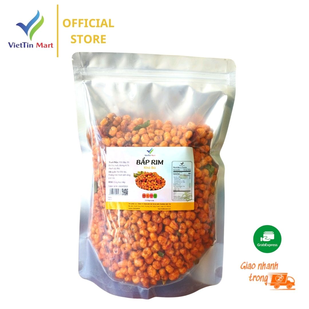 250GR_ Bắp rim khô bò nhà làm vsattp - ViettinMart