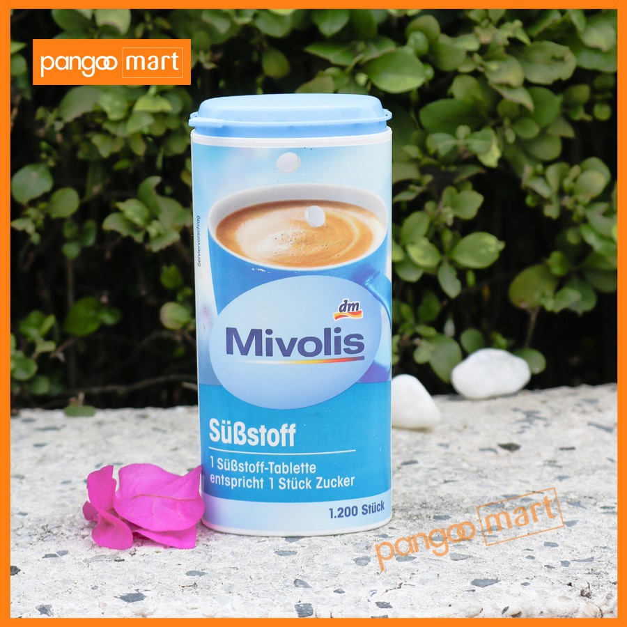 [HCM]Đường Cho Người Ăn Kiêng Mivolis Substoff 72g (1200 viên) - Đức