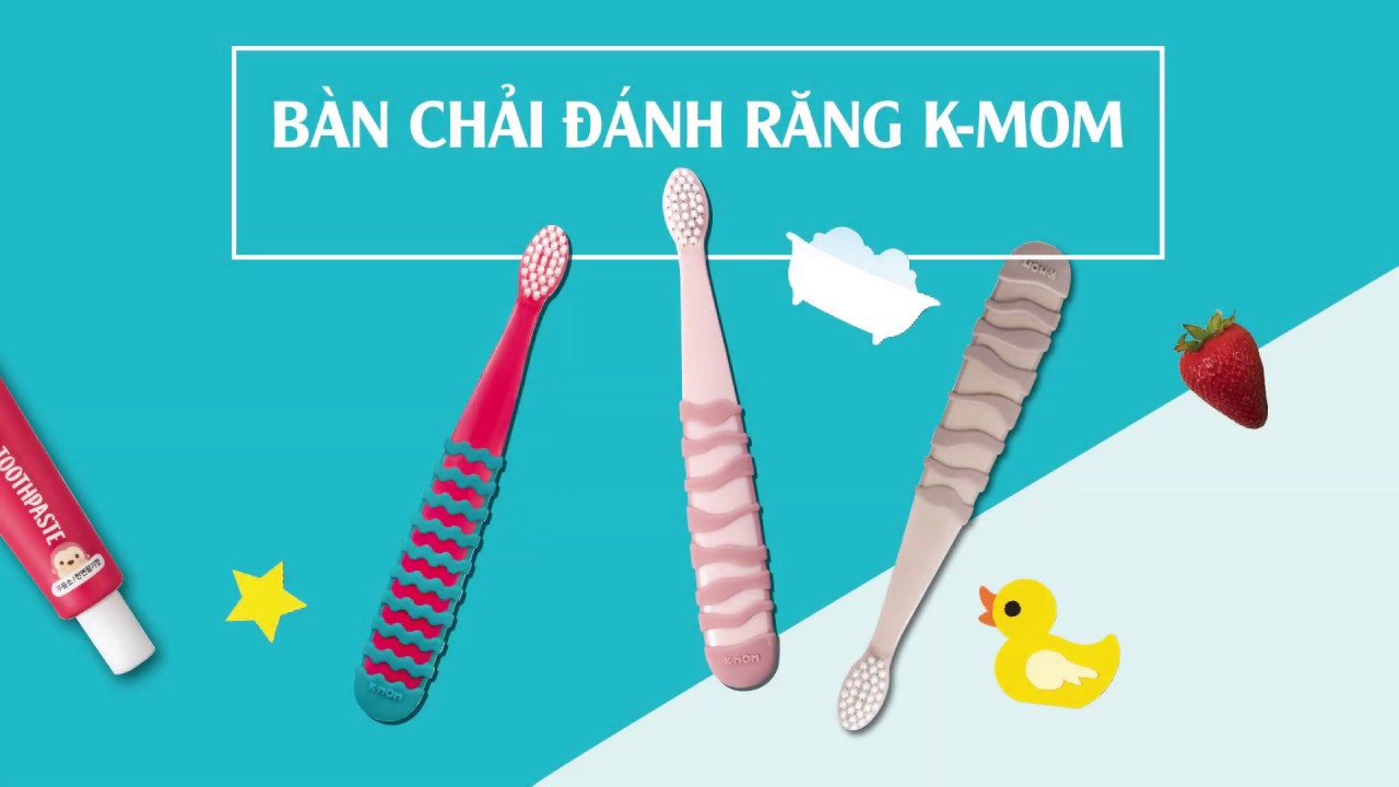 Bàn Chải K-Mom Hàn Quốc Cho Bé