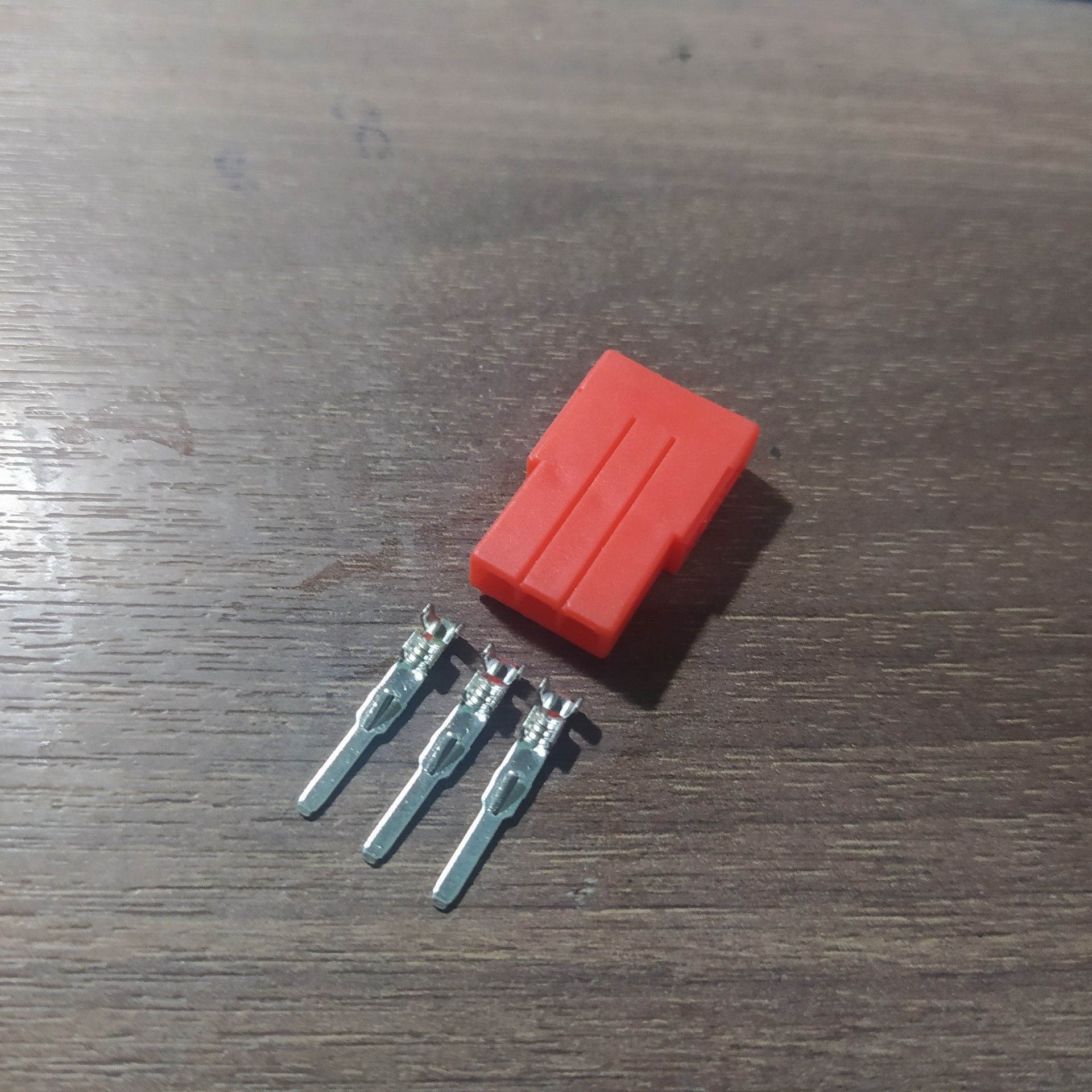 10 Bộ Jack + Cos 3P 2.2mm đỏ cho xe máy (10 bộ/ 1 bịch)