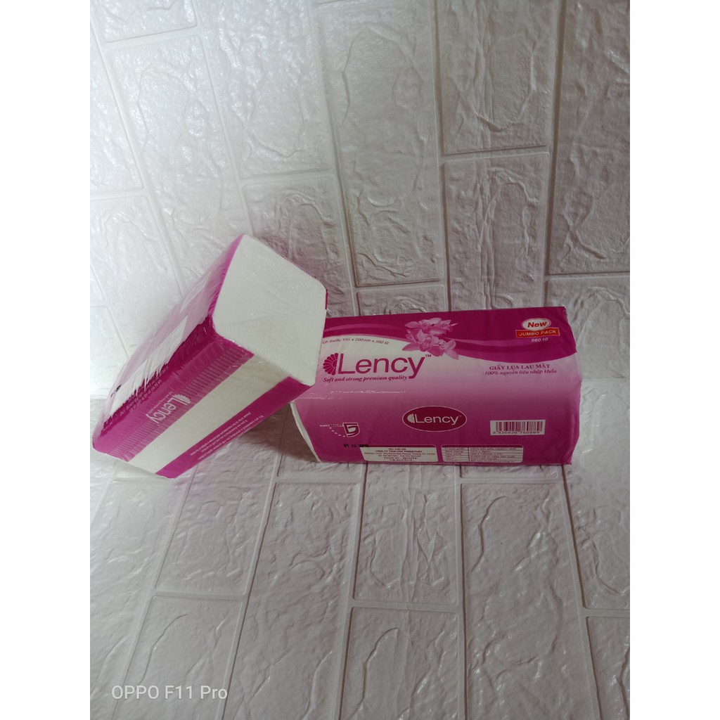 Giấy Ăn Rút Lency 180 Tờ x 3 lớp