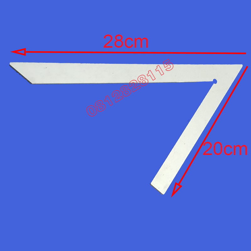 ke góc 45 độ dài 28cm