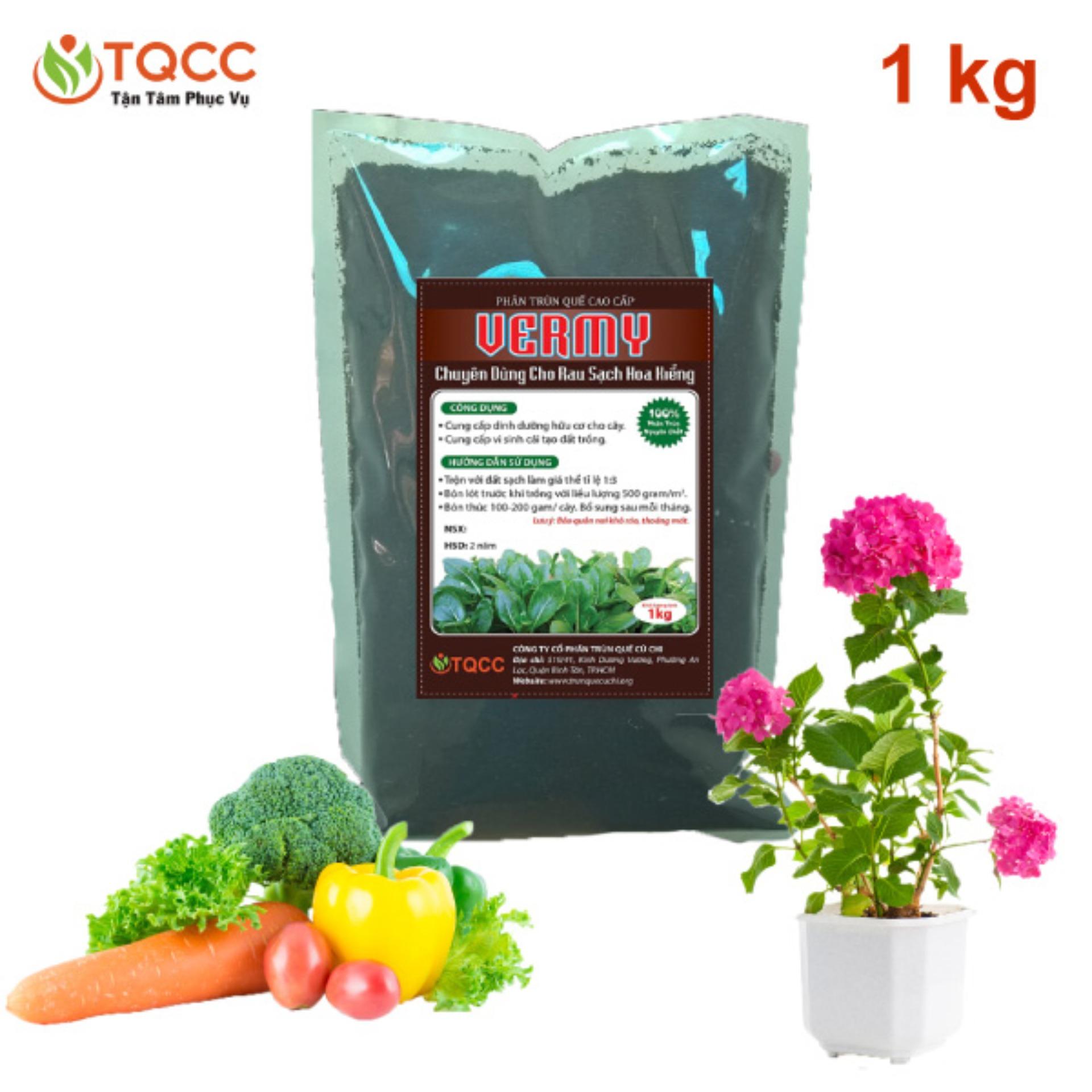 [HCM]Phân trùn quế cao cấp Vermy gói 1 kg