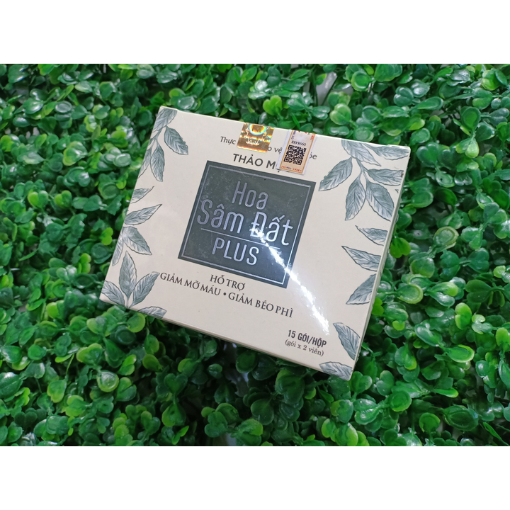 Trà giảm cân Hoa Sâm Đất Plus (15 gó, chính hãng)