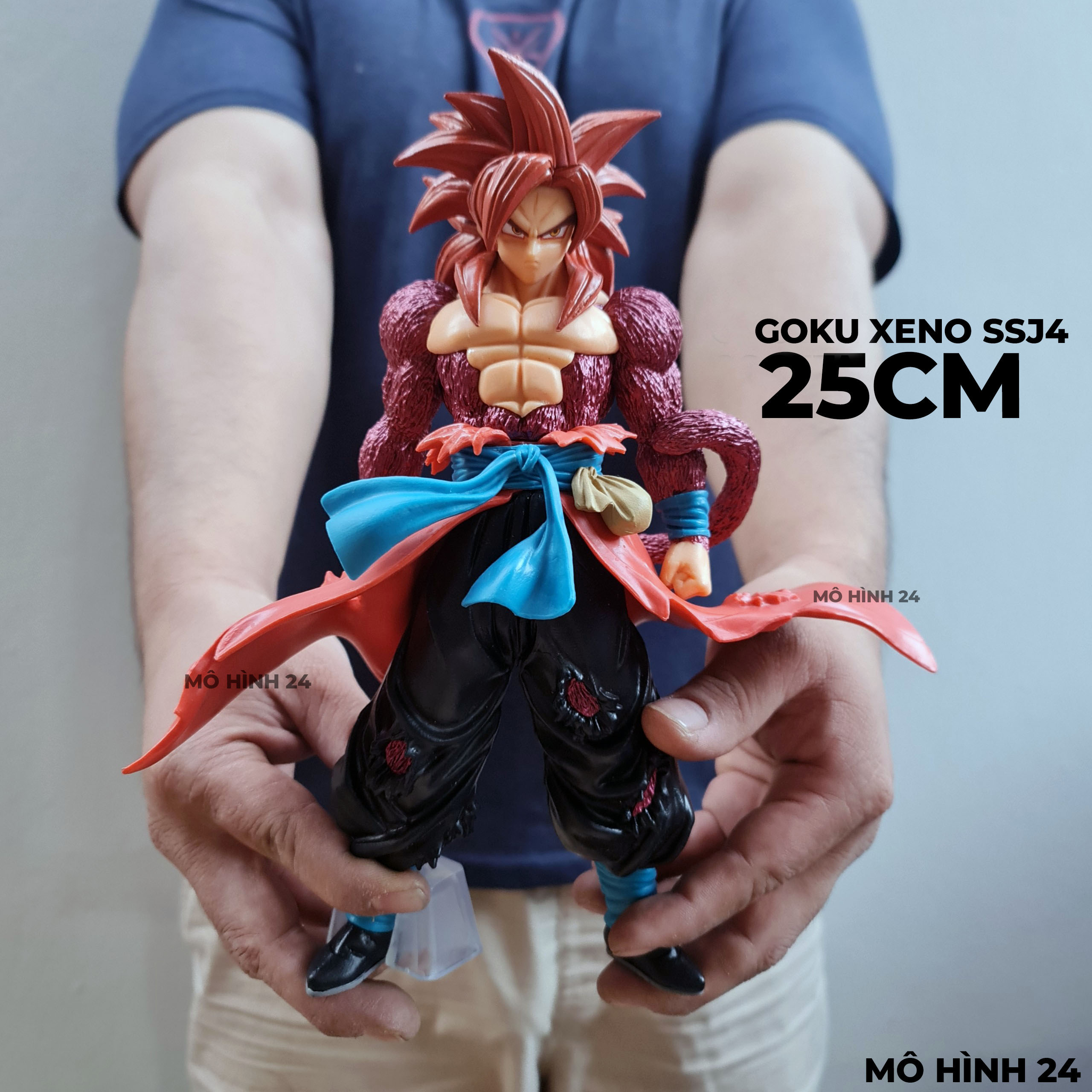 Mô hình Dragon Ball Z  Mô hình Songoku Son Goku Super Saiyan SSJ  Goku  tóc vàng vận nội công 3  Cao 20cm  MixASale