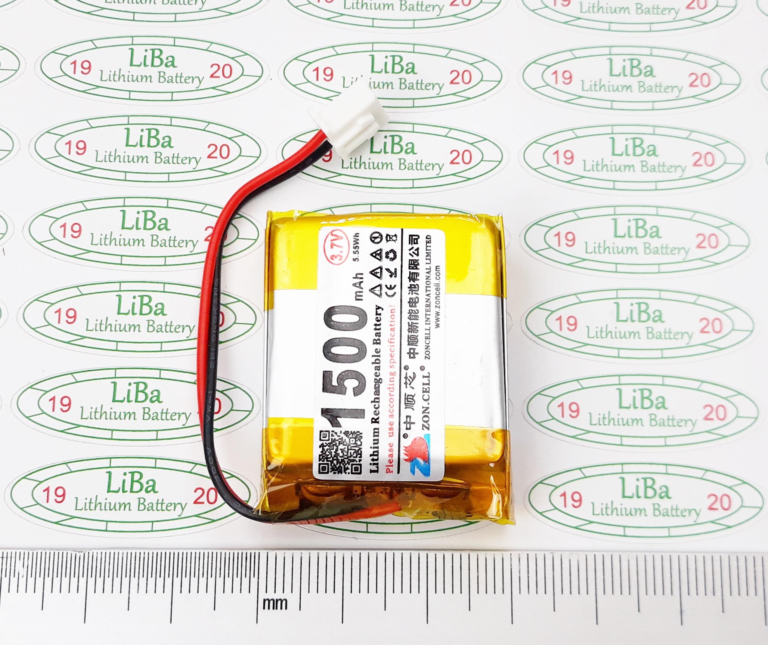 [HCM]Pin Lithium Polyme 3.7V 1500mAh 12 x 30 x 35 mm _ LiBa