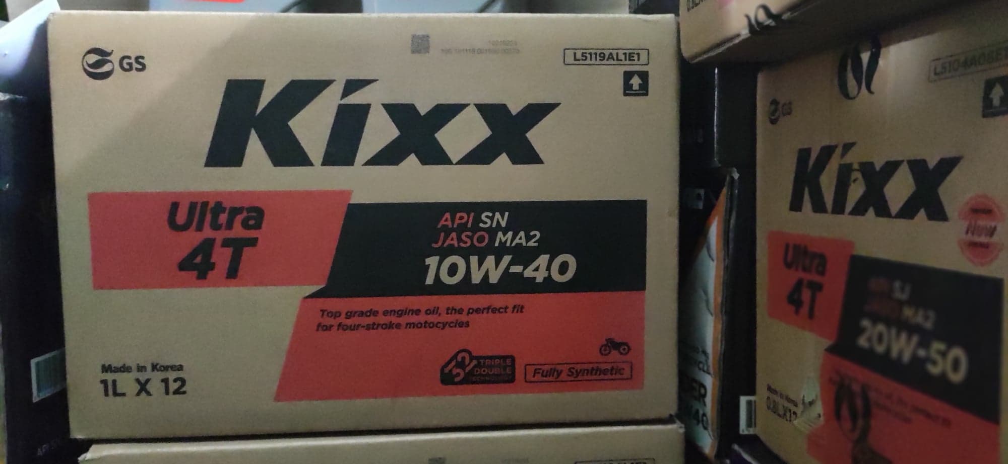 COMBO 4 BÌNH NHỚT KIXX 10W40- 1L