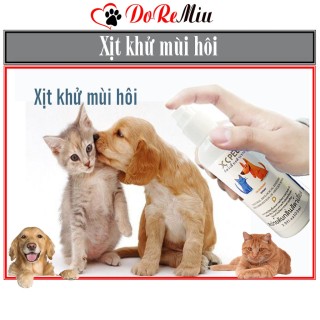 Hoamy - XC PET 100ml thailand Xịt thơm khử mùi hôi cát mèo và mùi hôi trên thumbnail