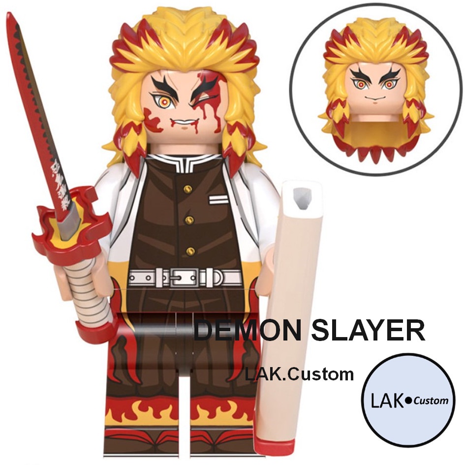 MÔ HÌNH MINIFIGURES KIMETSU NO YAIBA - THANH GƯƠM DIỆT QUỶ - CỬU TRỤ CỘT DEMON SLAYER - TEEN TITANS