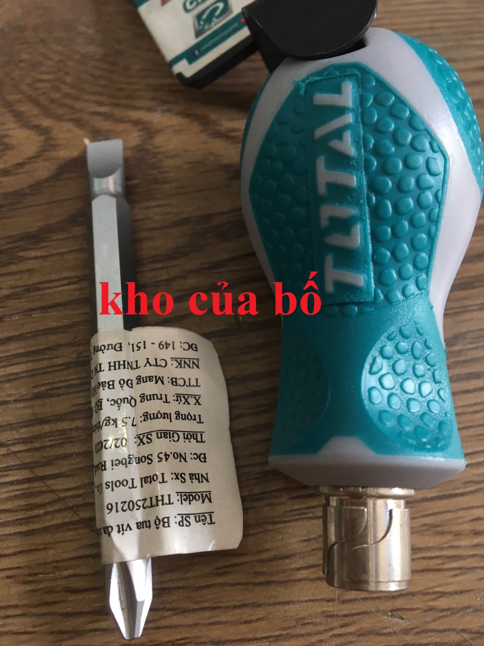 Bộ tua vít 2 trong 1 Total THT250216