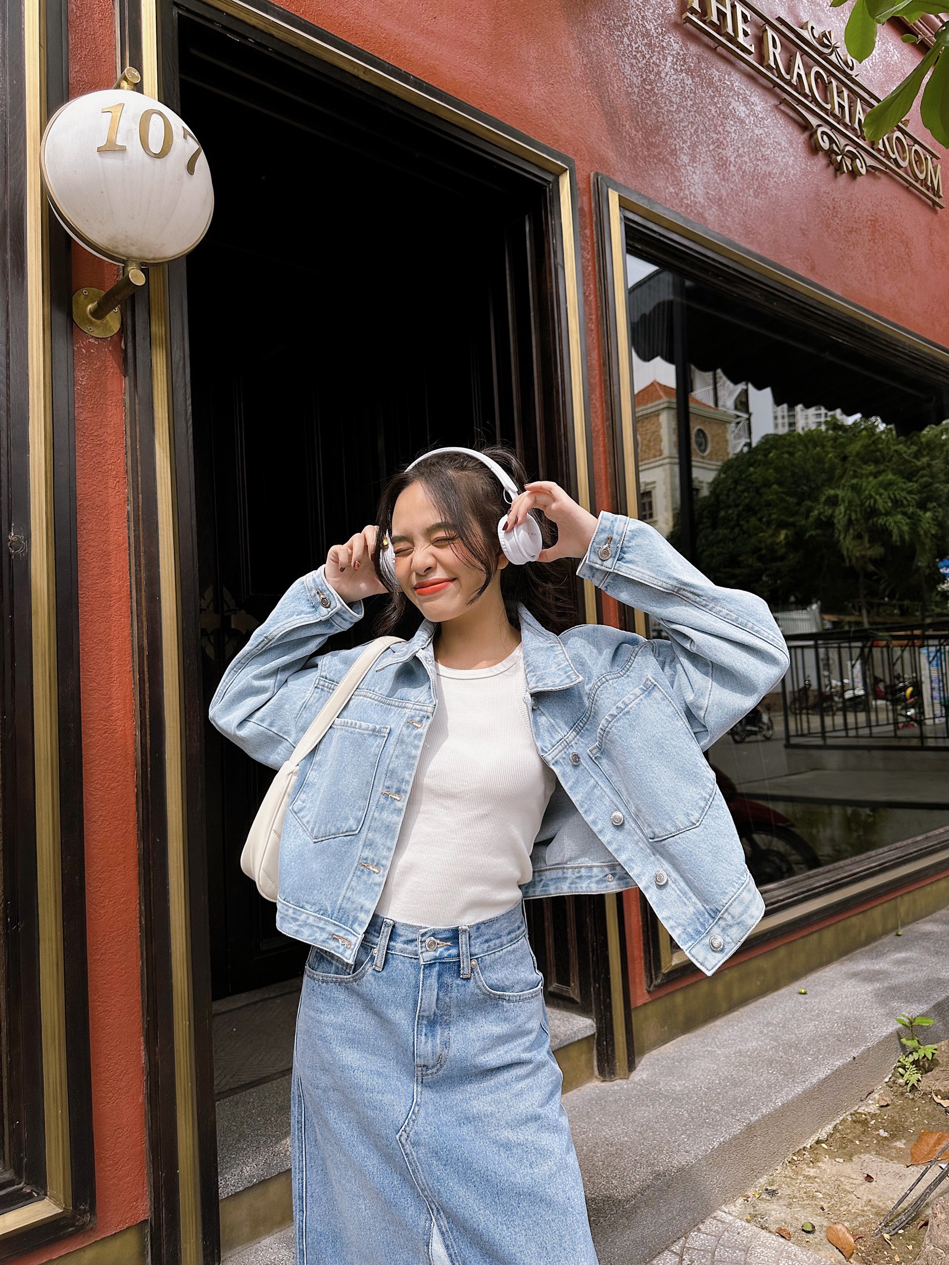 Áo khoác tay dài croptop CROPPED JACKET